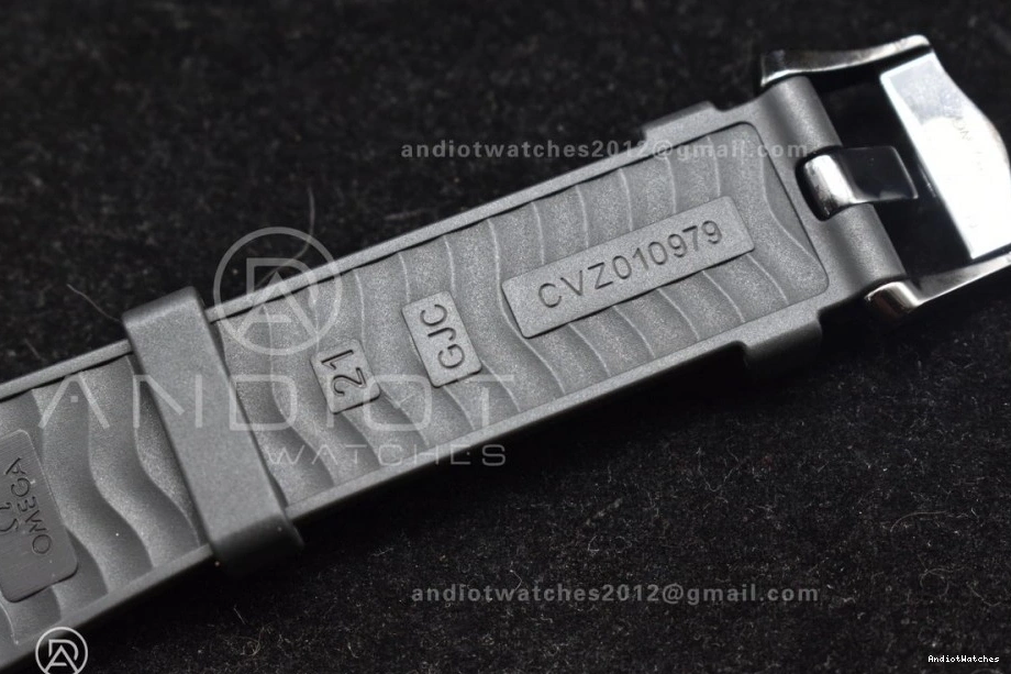 Black A Strap RG 300m Neat 1:1 Dial Seamaster Black VSF 1070 Ceramic Best on Bezel Black Edition 43.5mm Rubber 1112